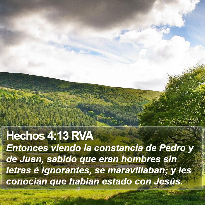 Hechos 4:13 RVA Bible Study