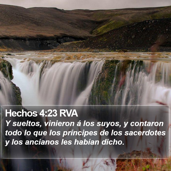 Hechos 4:23 RVA Bible Study