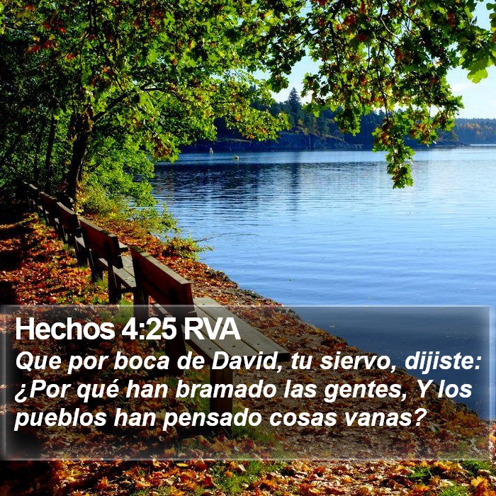 Hechos 4:25 RVA Bible Study