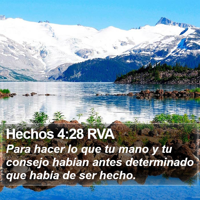 Hechos 4:28 RVA Bible Study