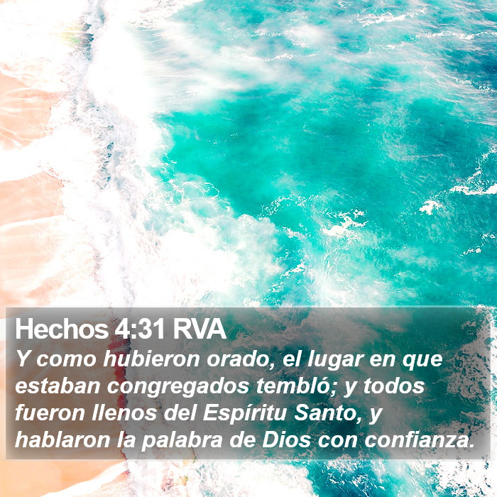 Hechos 4:31 RVA Bible Study