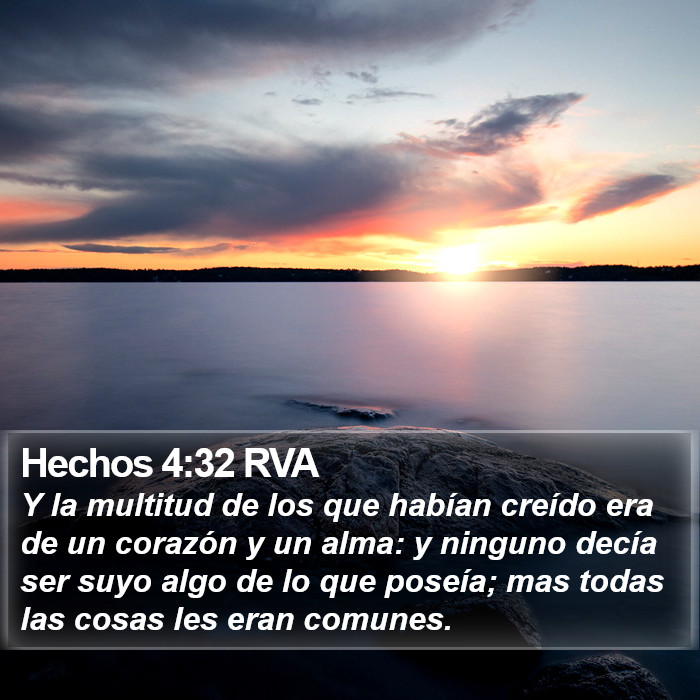 Hechos 4:32 RVA Bible Study