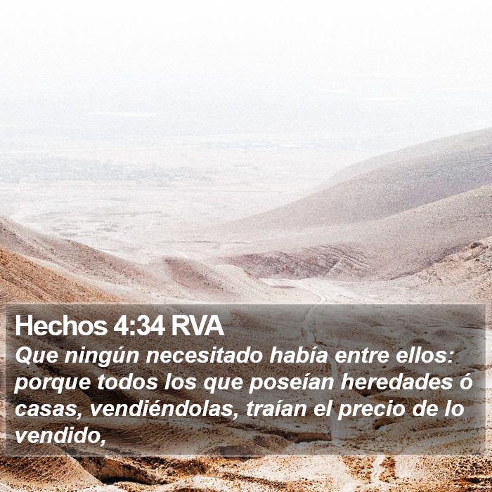 Hechos 4:34 RVA Bible Study