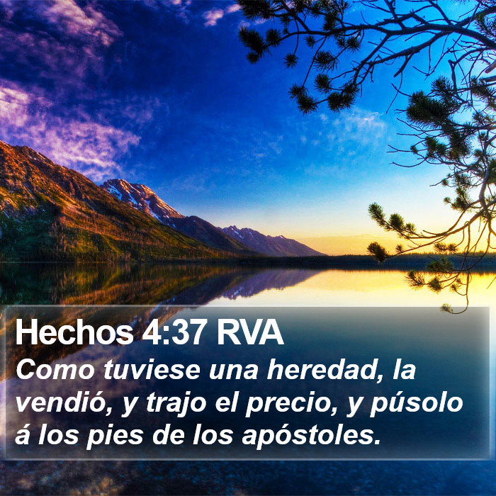 Hechos 4:37 RVA Bible Study