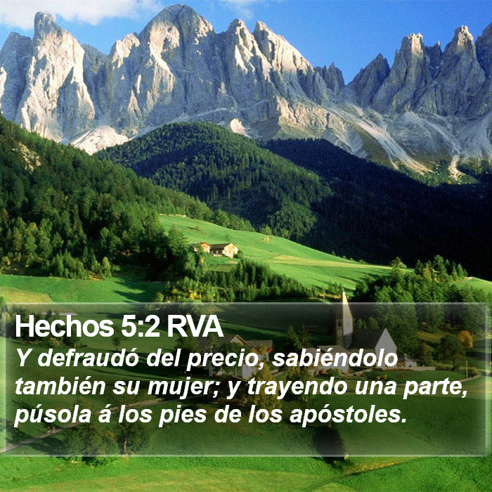 Hechos 5:2 RVA Bible Study