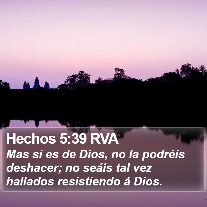 Hechos 5:39 RVA Bible Study