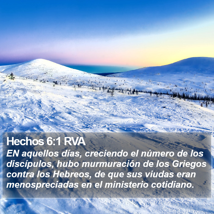 Hechos 6:1 RVA Bible Study