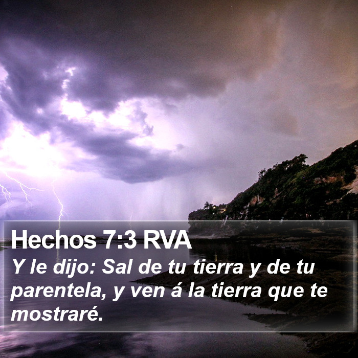 Hechos 7:3 RVA Bible Study