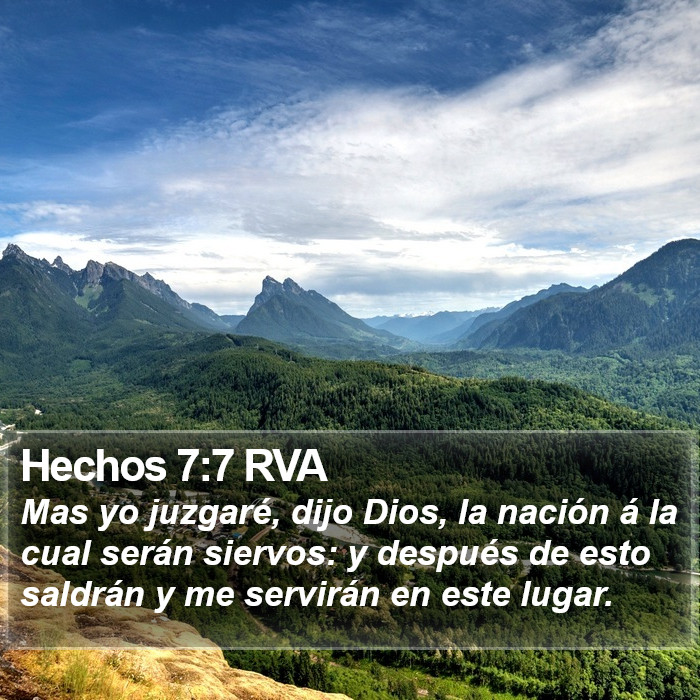 Hechos 7:7 RVA Bible Study