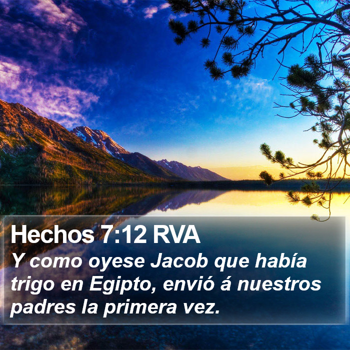 Hechos 7:12 RVA Bible Study