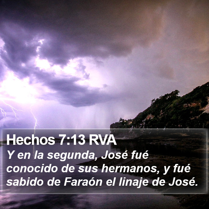 Hechos 7:13 RVA Bible Study