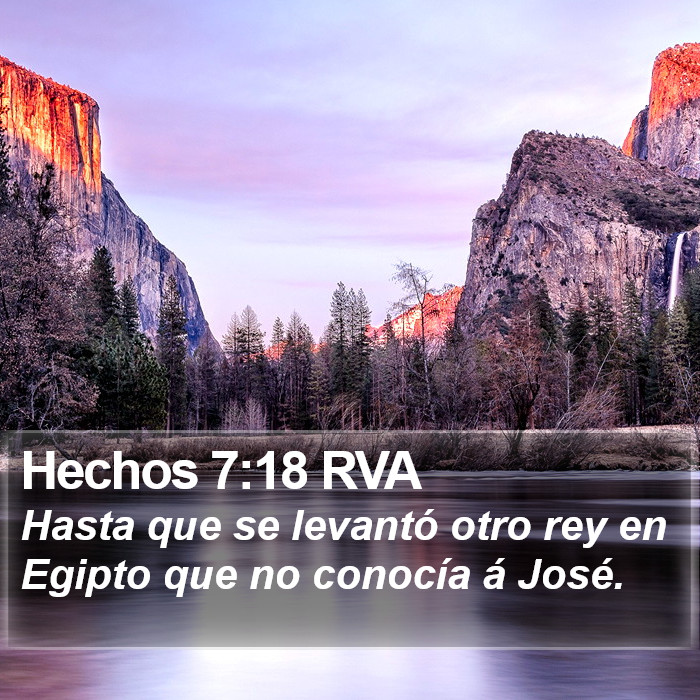 Hechos 7:18 RVA Bible Study