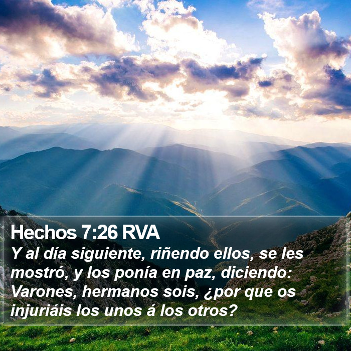 Hechos 7:26 RVA Bible Study