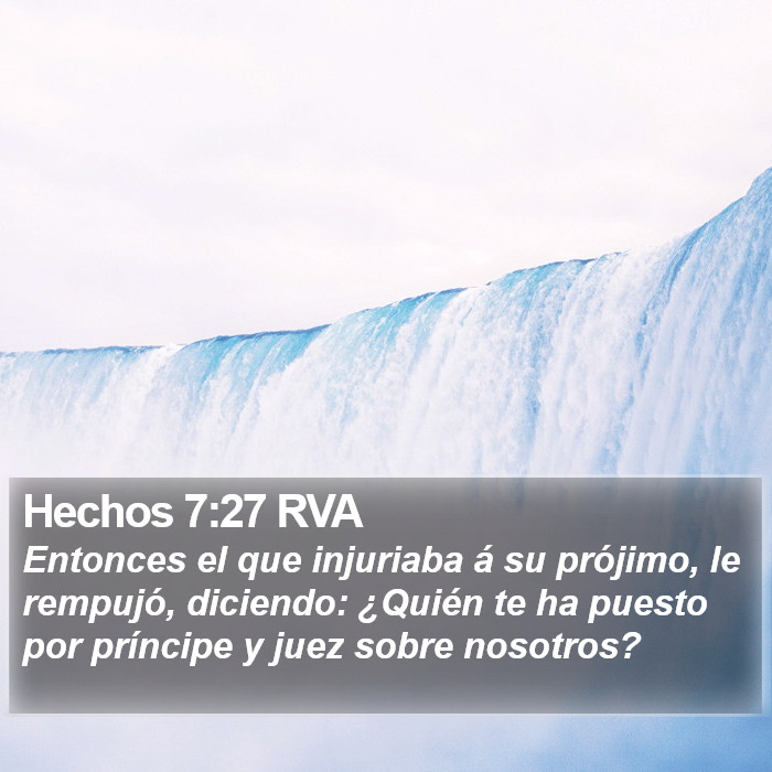 Hechos 7:27 RVA Bible Study