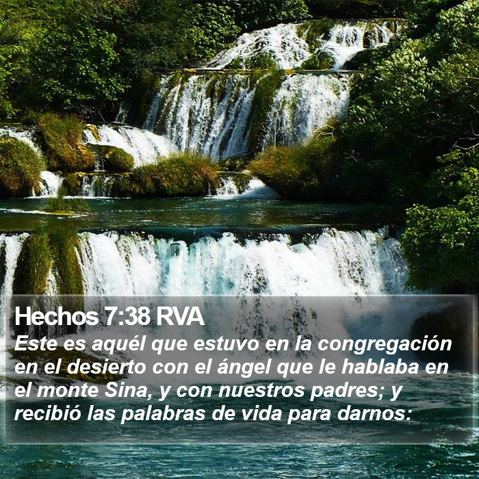 Hechos 7:38 RVA Bible Study