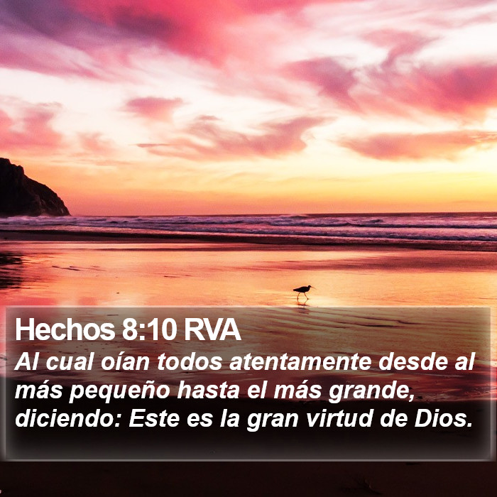 Hechos 8:10 RVA Bible Study