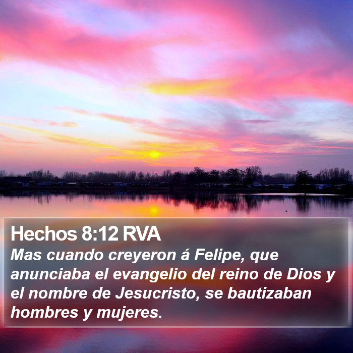 Hechos 8:12 RVA Bible Study