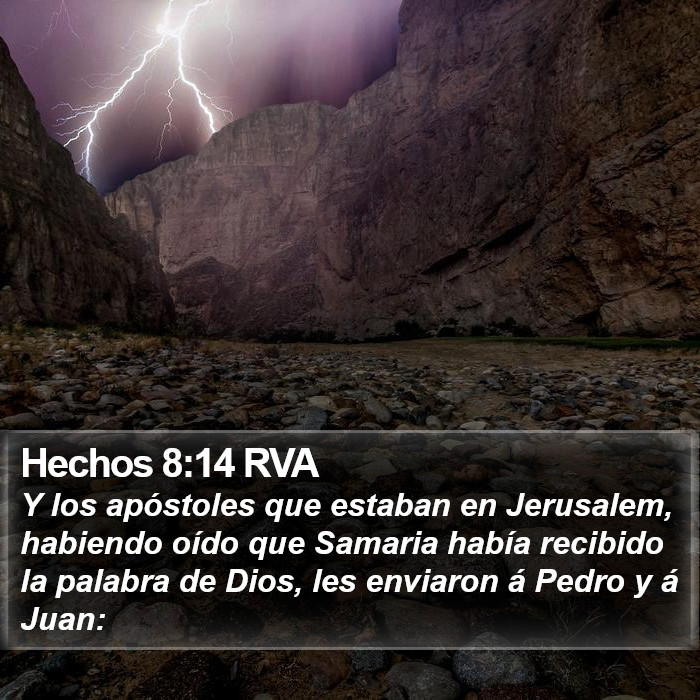 Hechos 8:14 RVA Bible Study