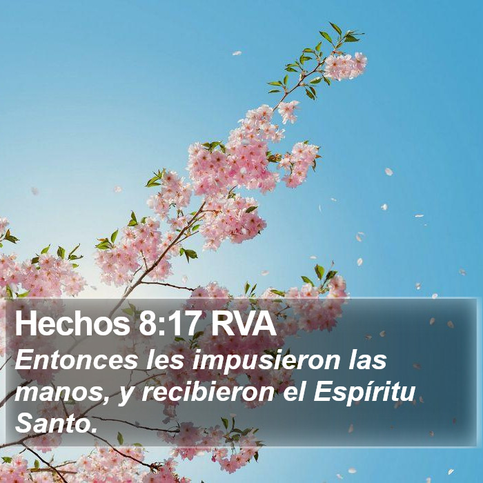 Hechos 8:17 RVA Bible Study