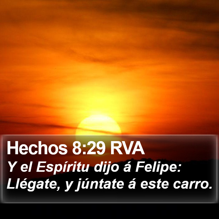 Hechos 8:29 RVA Bible Study