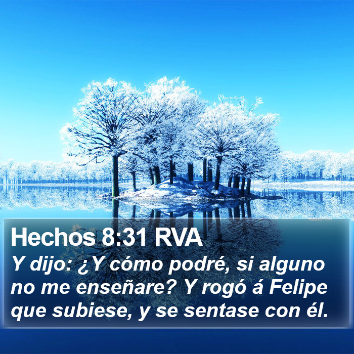 Hechos 8:31 RVA Bible Study