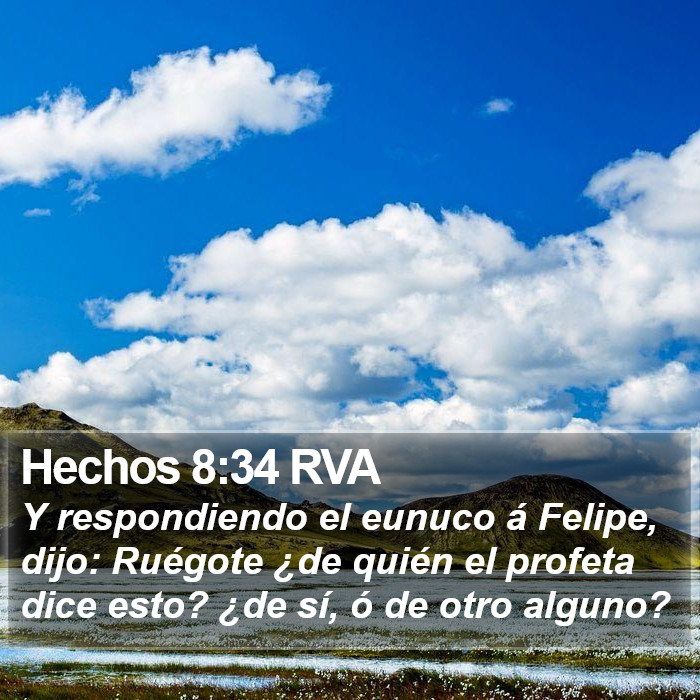 Hechos 8:34 RVA Bible Study