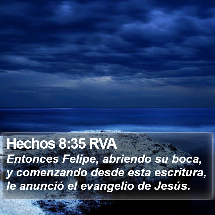 Hechos 8:35 RVA Bible Study