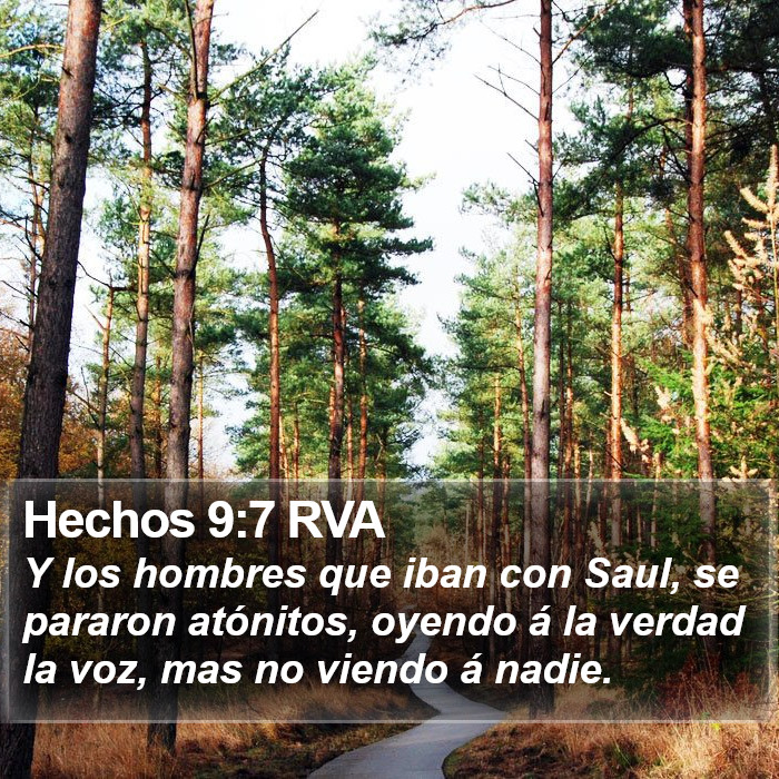 Hechos 9:7 RVA Bible Study