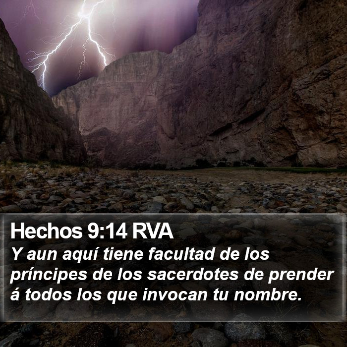 Hechos 9:14 RVA Bible Study