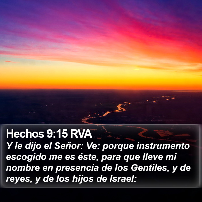 Hechos 9:15 RVA Bible Study