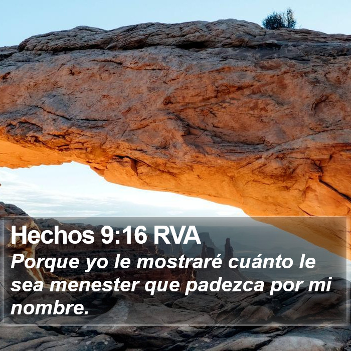 Hechos 9:16 RVA Bible Study