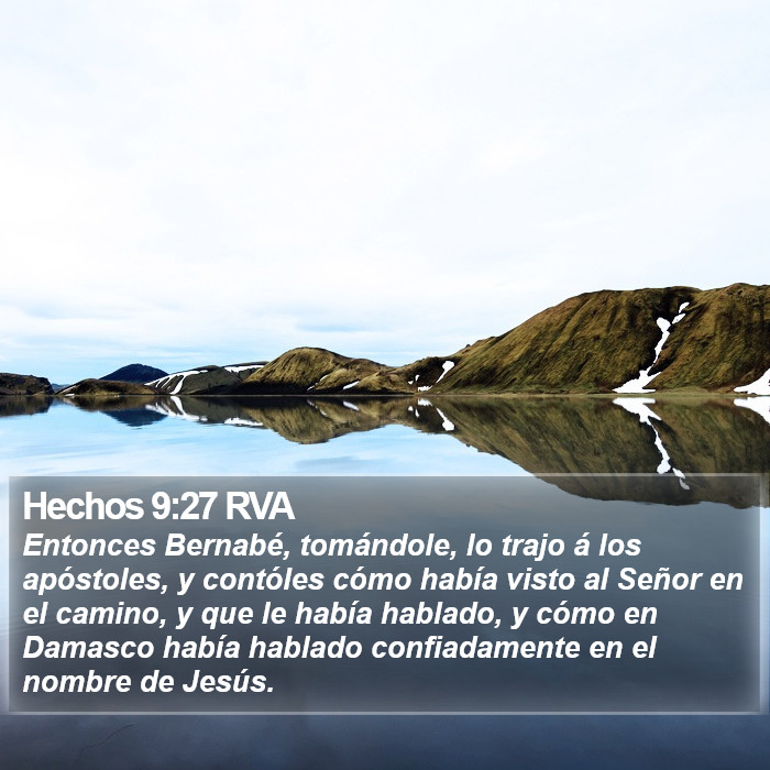 Hechos 9:27 RVA Bible Study