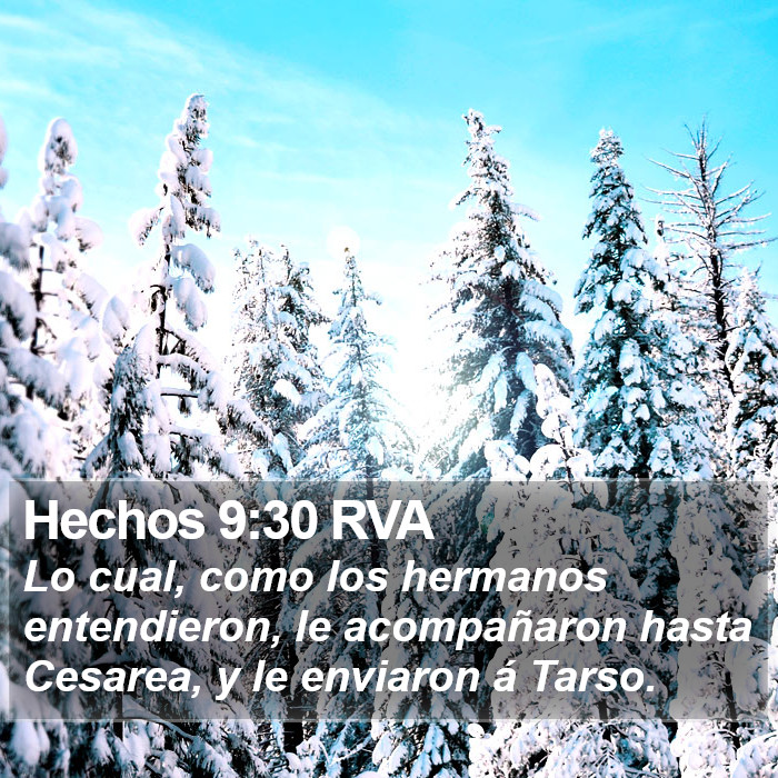 Hechos 9:30 RVA Bible Study