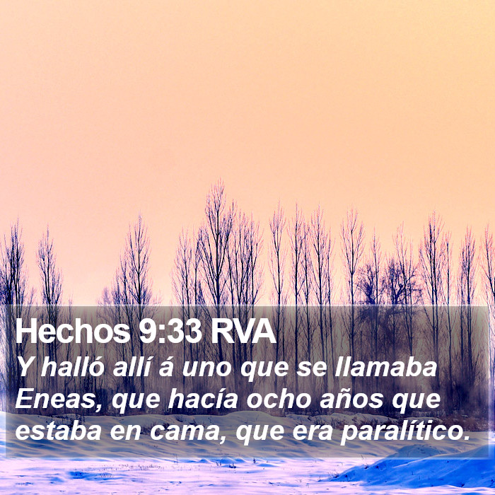 Hechos 9:33 RVA Bible Study