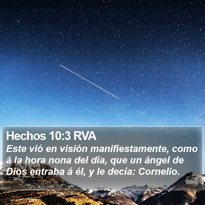 Hechos 10:3 RVA Bible Study