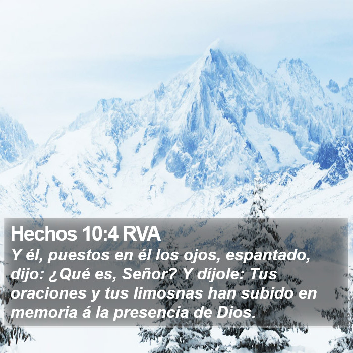 Hechos 10:4 RVA Bible Study