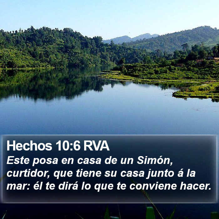 Hechos 10:6 RVA Bible Study