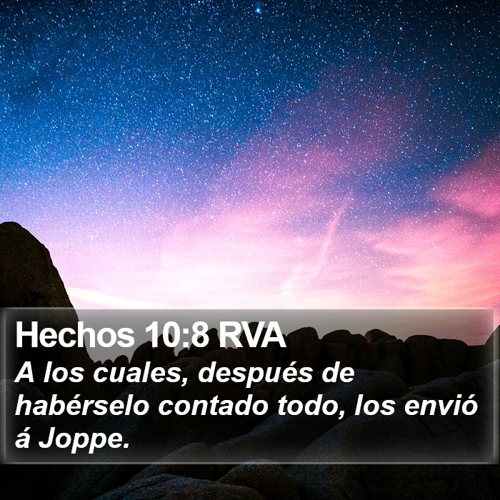 Hechos 10:8 RVA Bible Study