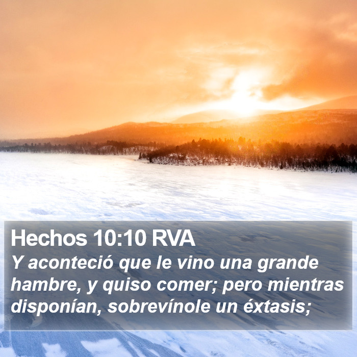 Hechos 10:10 RVA Bible Study