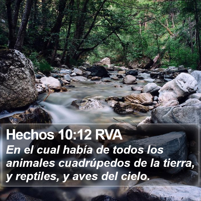 Hechos 10:12 RVA Bible Study