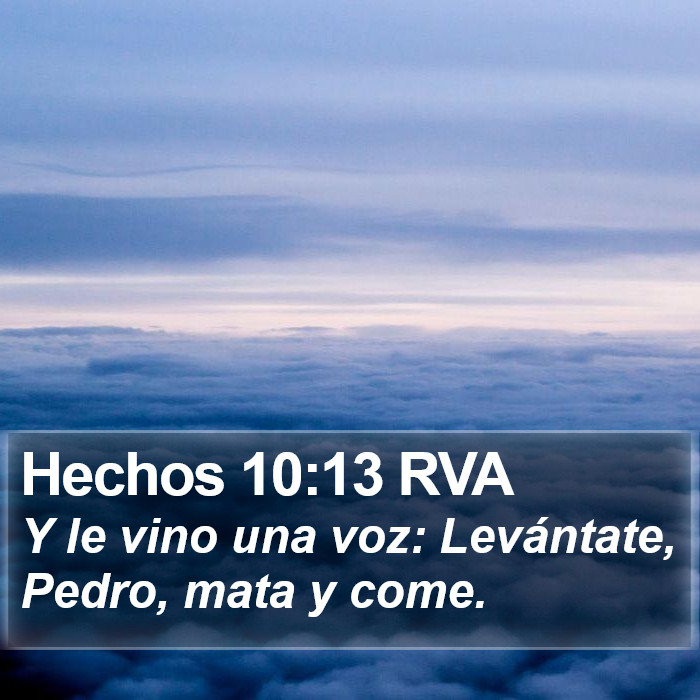 Hechos 10:13 RVA Bible Study