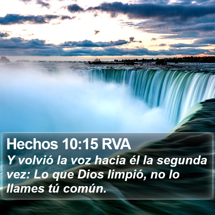 Hechos 10:15 RVA Bible Study