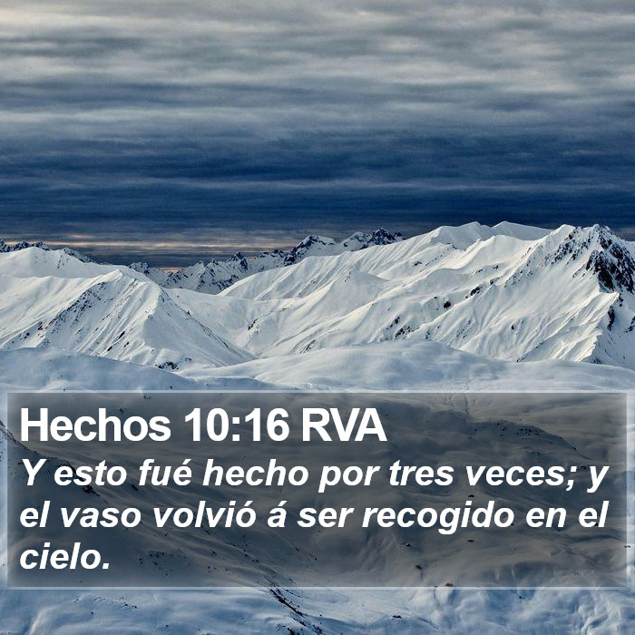 Hechos 10:16 RVA Bible Study