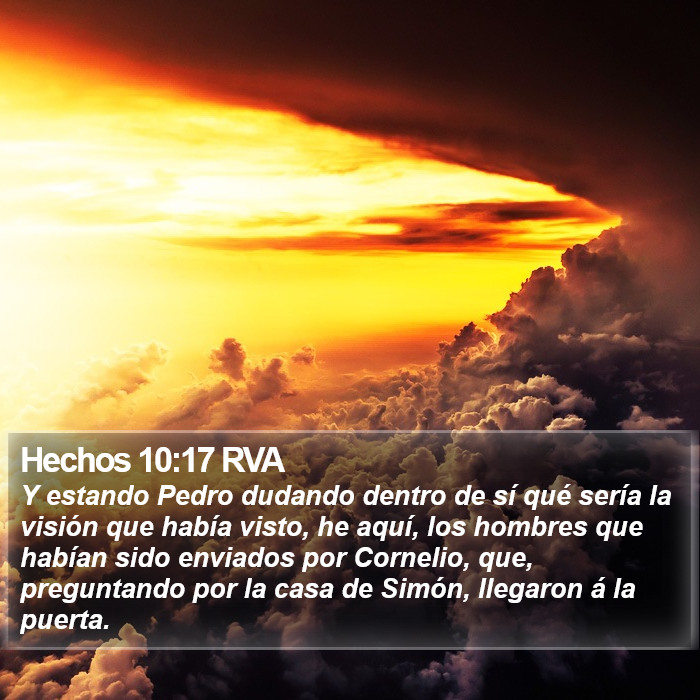 Hechos 10:17 RVA Bible Study