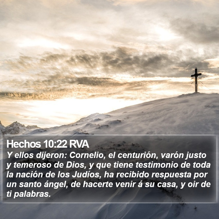 Hechos 10:22 RVA Bible Study