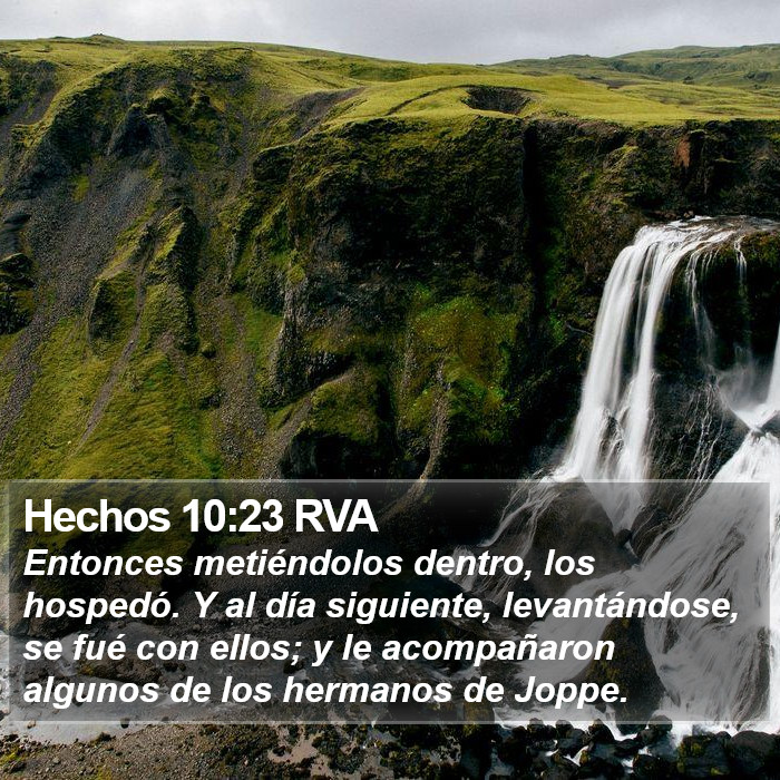 Hechos 10:23 RVA Bible Study