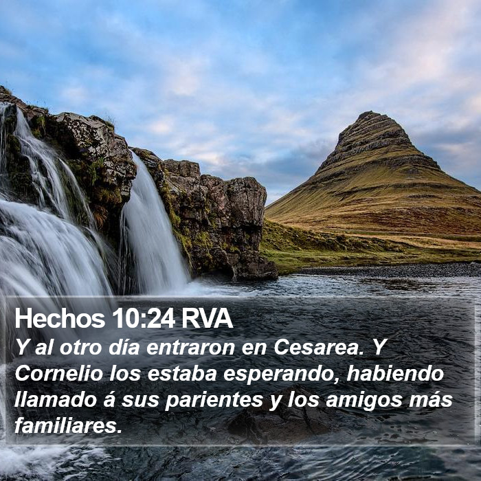 Hechos 10:24 RVA Bible Study