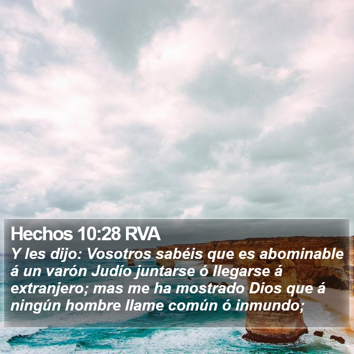 Hechos 10:28 RVA Bible Study