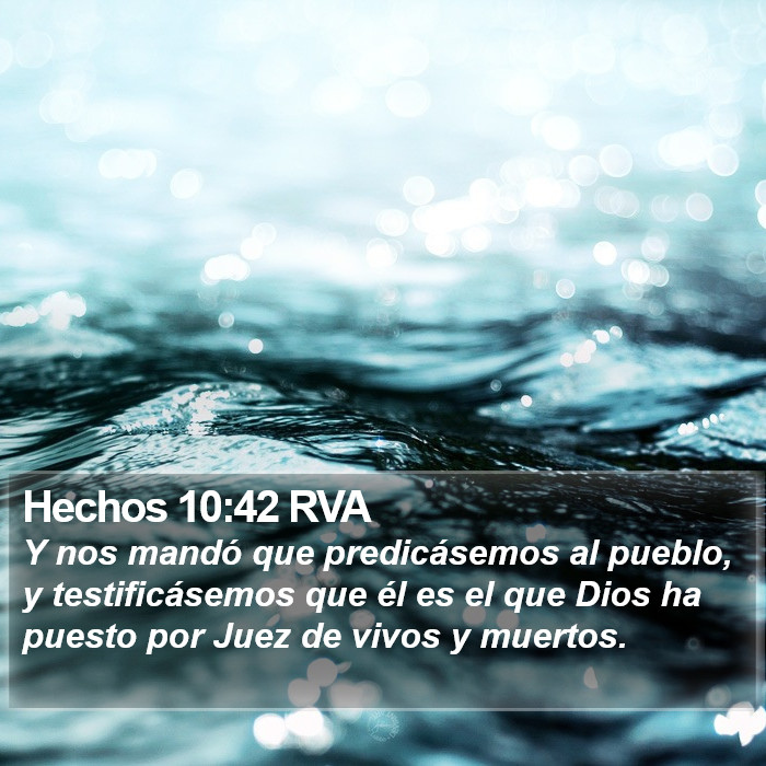 Hechos 10:42 RVA Bible Study