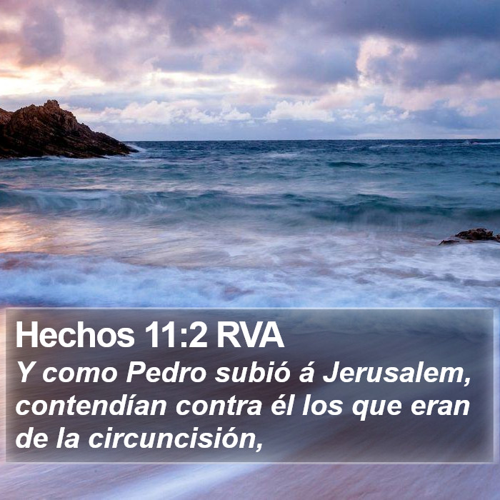 Hechos 11:2 RVA Bible Study